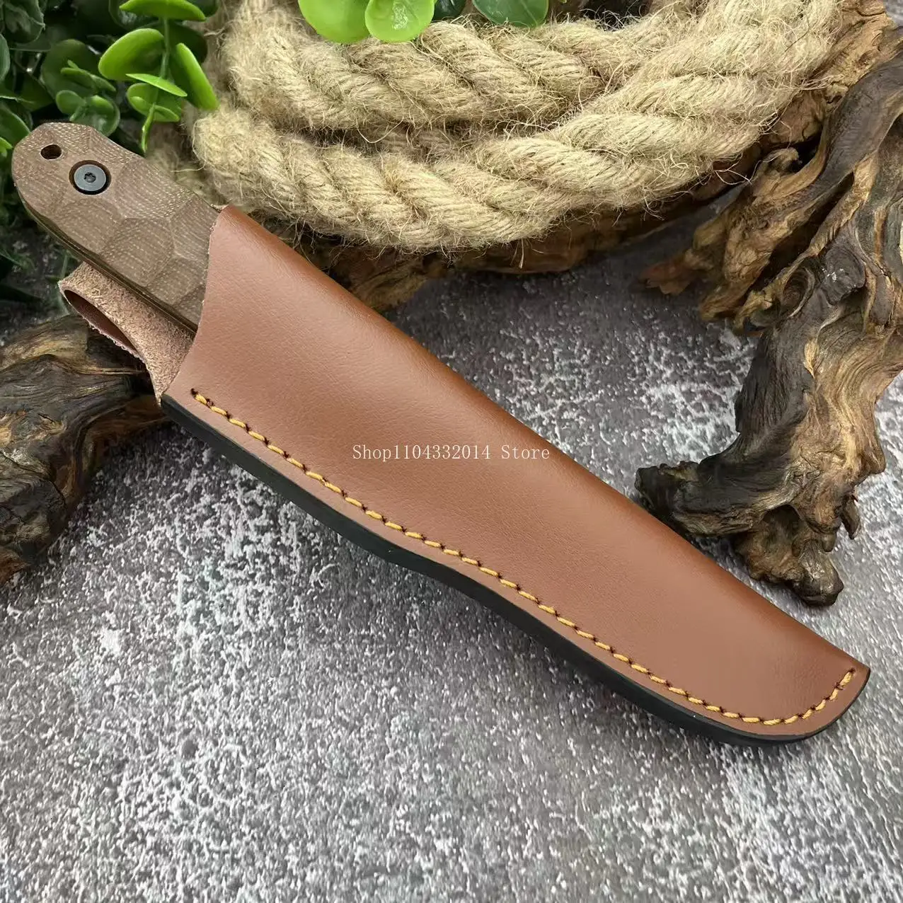 PR4 Outdoor Hiking Utility Knife mountain Adventure Camping Straight Knife Wilderness Exploration Climbing Knives Daily Cutter