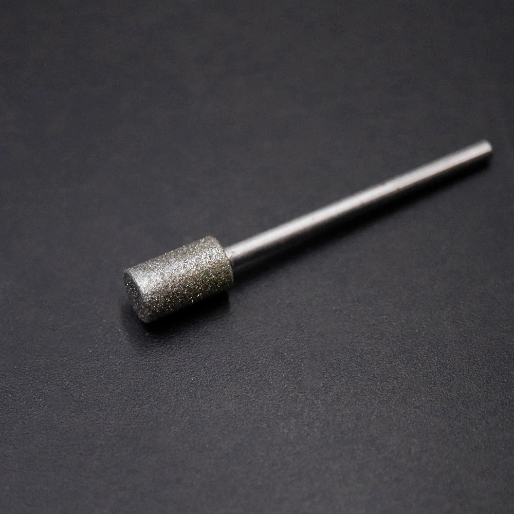 High Quality Cylinder 150# 2.35mm Diamond Grinding Point Grinding Burr Teeth Grinding Point Durable  Jade Grinding Needle