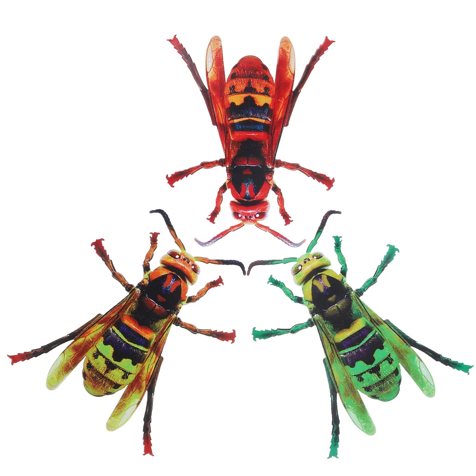 

3 Pcs Decor Hanging Crafts Metal Sculpture Bee Metal Wall Decoration Wall Iron Pendant Outdoor Garden Decor