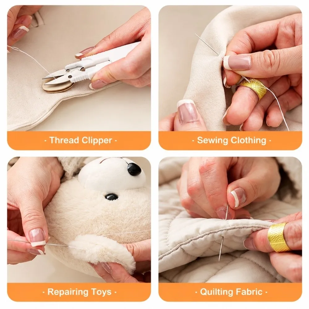 New Portable Magnetic Needle and Thread Box Practical DIY Sewing Kit for Clothes Small Hand Sewing Tool Kit for Dormitories
