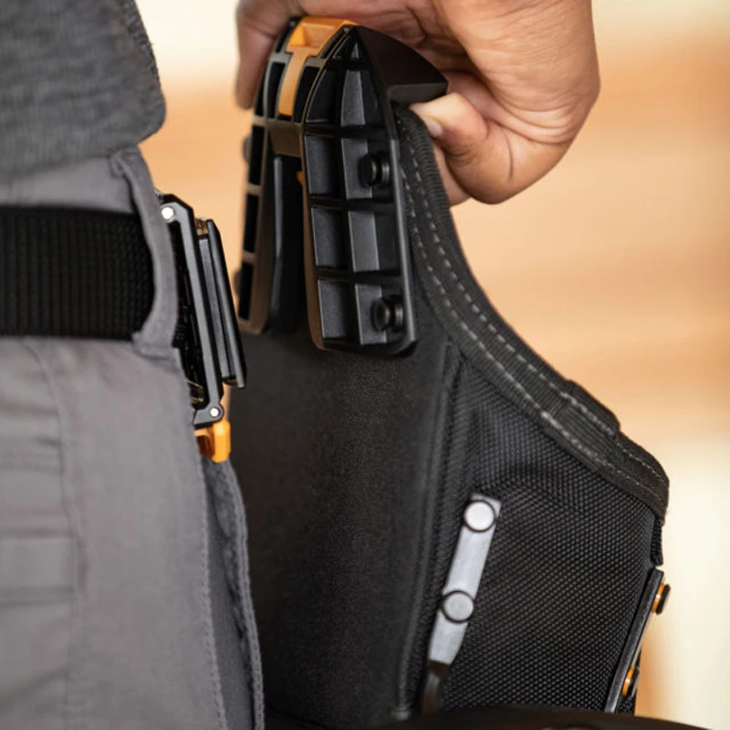 TOUGHBUILT TB-CT-24 Project Pouch Hammer Loop High-capacity 6-Layer Construction Durable Open Large Pocket ToolBag