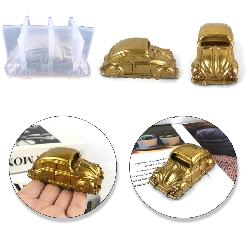 Progetto stampo in silicone per piccole auto che realizza accessori per candele domestiche Dropshipping