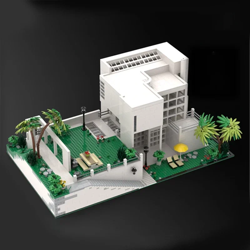 Moc blocos de construção vista rua modelo apartamentos famosos tijolos técnicos diy montagem brinquedos construção para crianças presentes do feriado