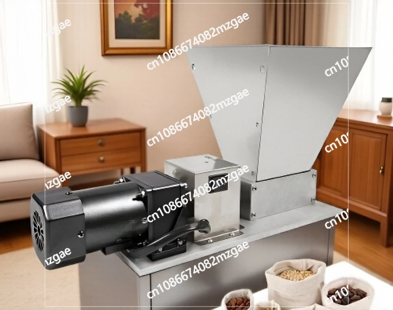 Electric Stainless Steel Roller Malt Grinder Dry Grinding Barley Grinding Home Brewing Food Grade Grinder