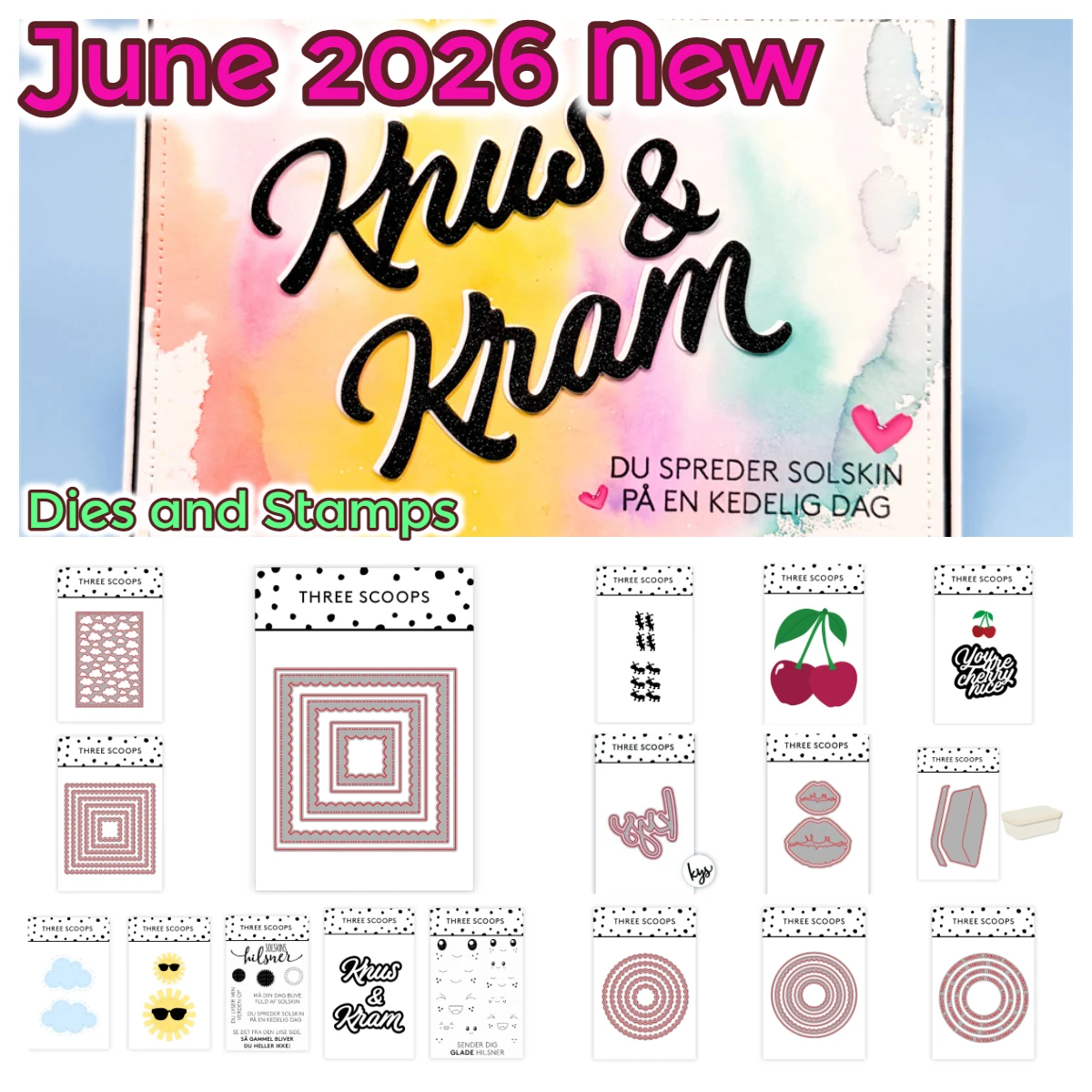 June 2026 New Three Scoops Metal Cutting Dies Stamps Scrapbook Diary Decoration Embossing Templatefor DIY Greeting Card Handmade