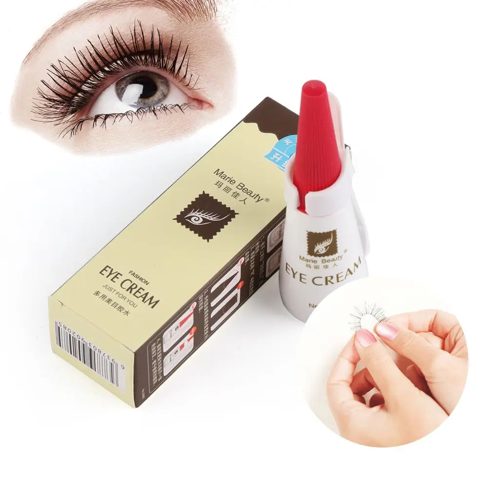 Impermeável longa duração cílios cola, de secagem rápida extensões ferramenta, Double Eyelid Eye Lash adesivo, venda quente