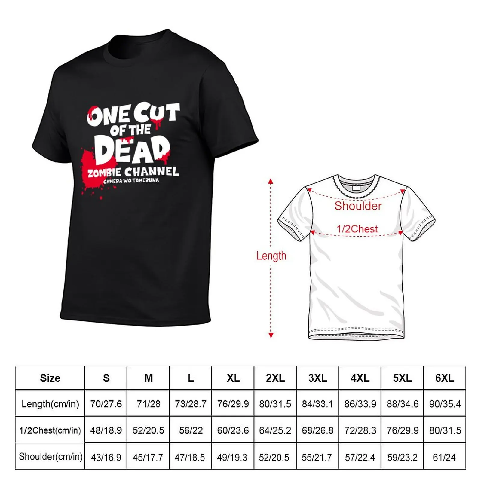 One Cut of the Dead T-Shirt oversized korean fashion Short sleeve tee mens graphic t-shirts anime
