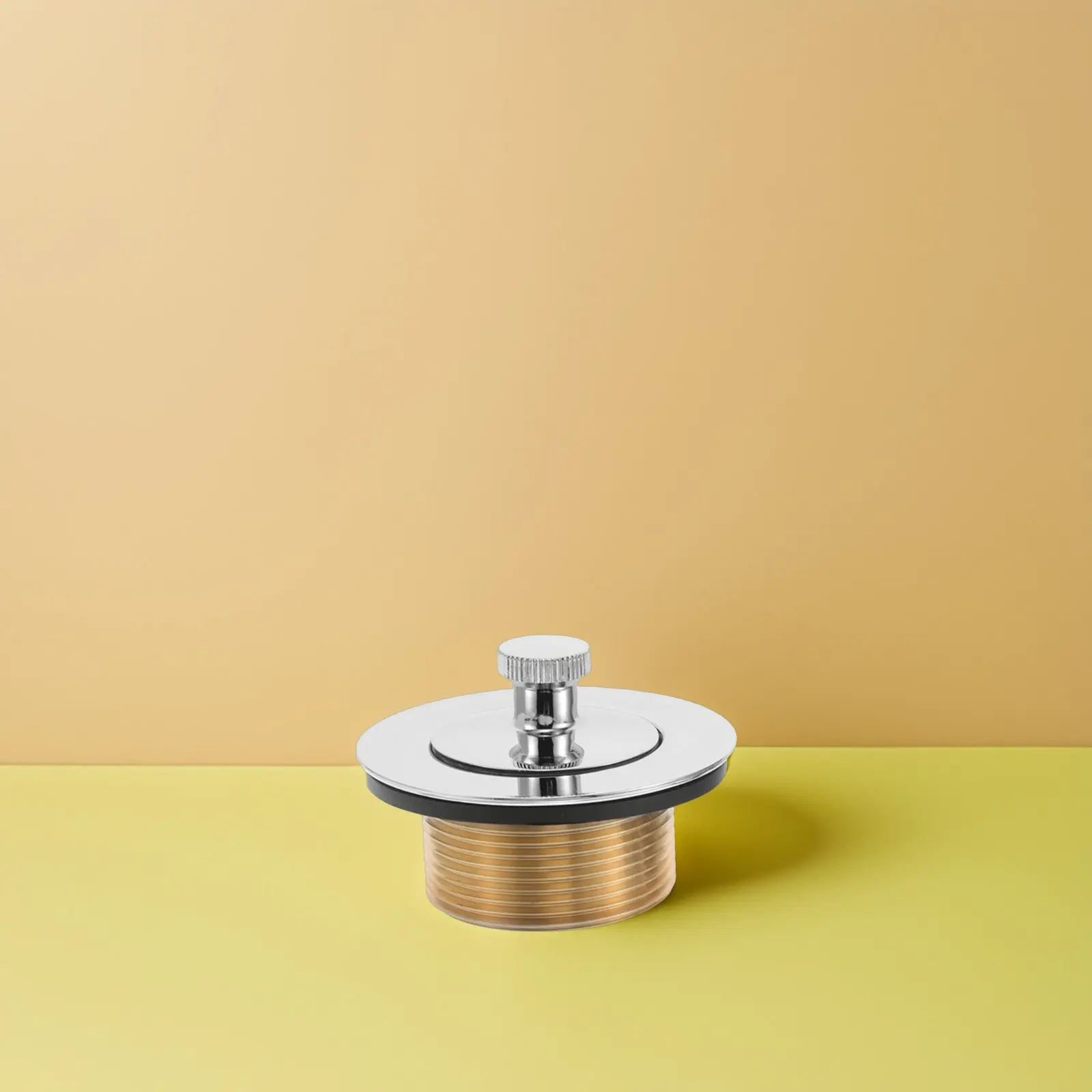 

1Set American Style Bathtub Drain Stopper Replacement Kit Chrome Odor Proof Strainer Tub Drain Assembly Universal