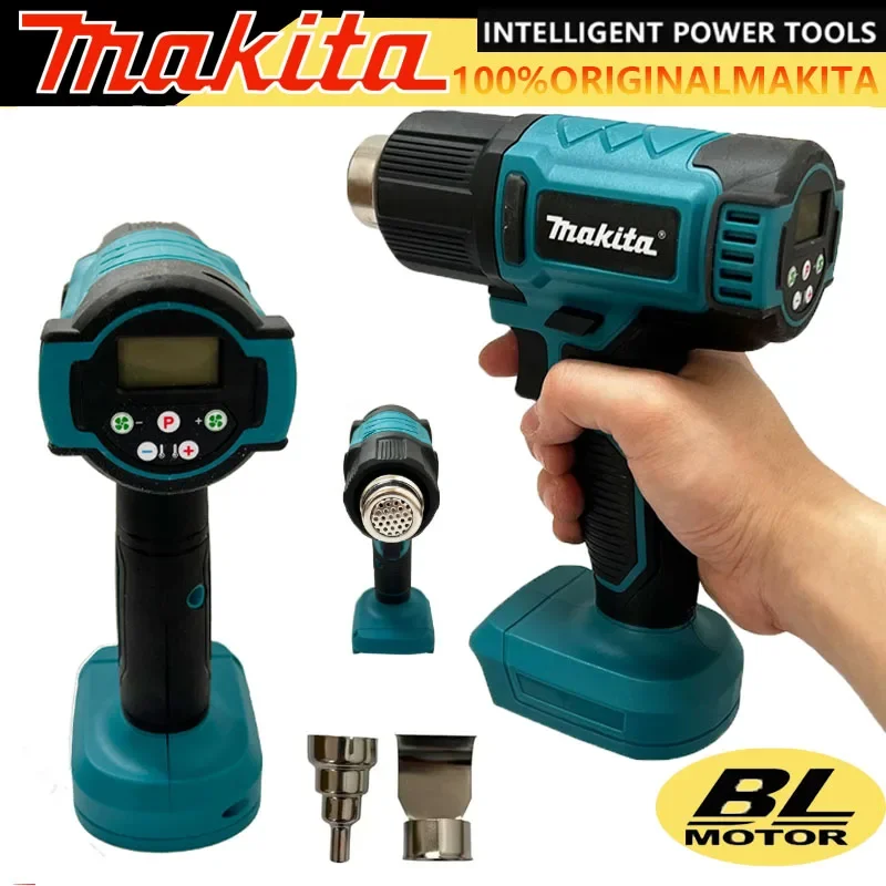 

Беспроводной тепловой пистолет Makita, промышленный ручной электрический регулируемый аккумулятор 18 В, высокая температура для поделок и автомобилей