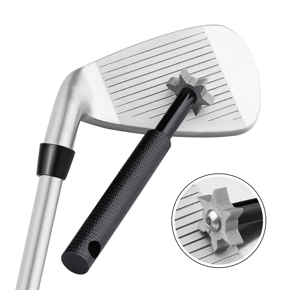 

Инструмент для заточки канавок клюшек Club Groove Sharpener с 6 прецизионными ножами из нержавеющей стали для чистки, перезаточки и ухода за канавками гольф-клюшек
