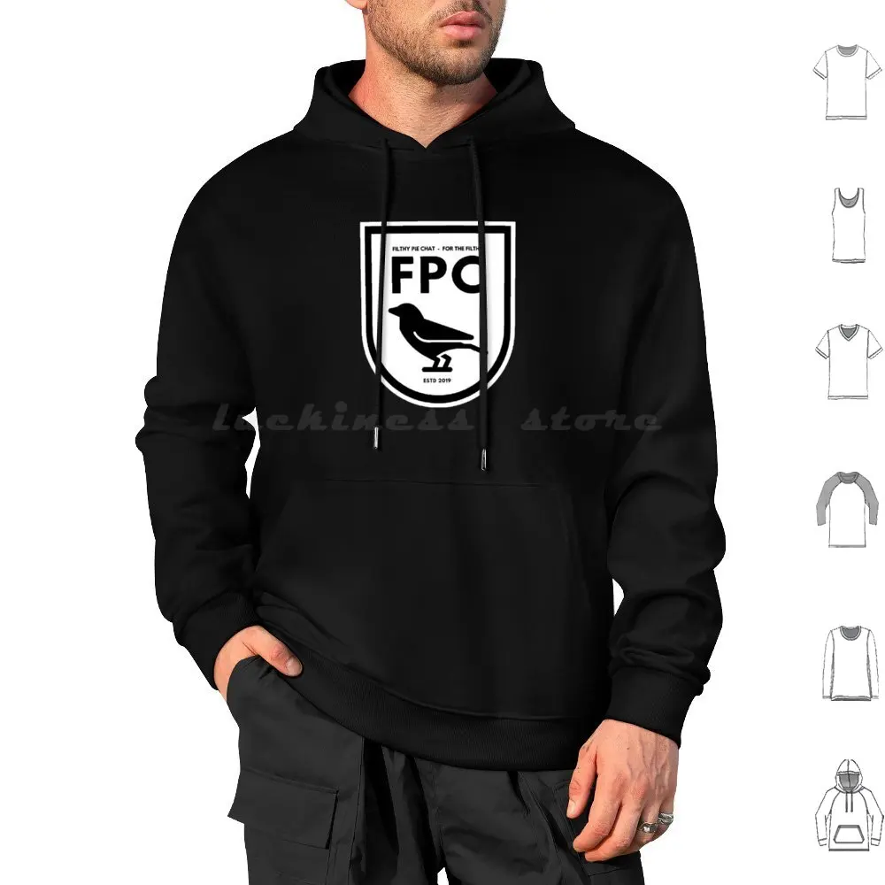 Filthy Pie Chat Hoodie cotton Long Sleeve Collingwood Magpies Collingwood Football Club Afl Aussie Rules Pies Footy