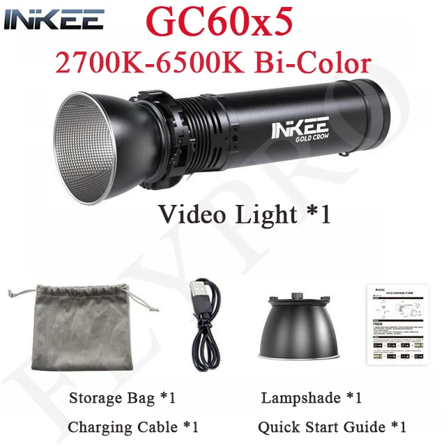 Video Light Daylight 60W Power Integrated LED Photography Fill