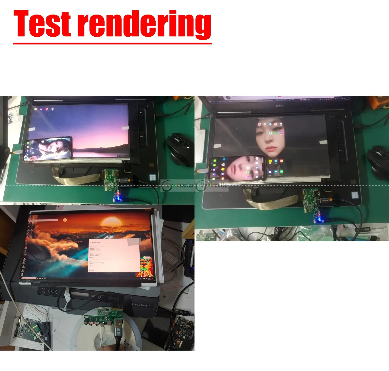 Imagem -03 - Usb Tipo-c Mais dp para Edp Driver Board Telefone Móvel Portátil Led Lcd Display Screen Projection Control Signal Notebook 30pin 40pin