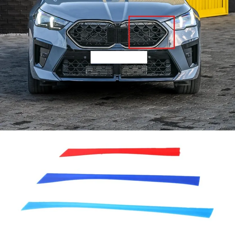 

metyoucar For BMW X2 U10 2024-2025 ABS Car Front Grill Colourful Decoration Trim Car Accessories