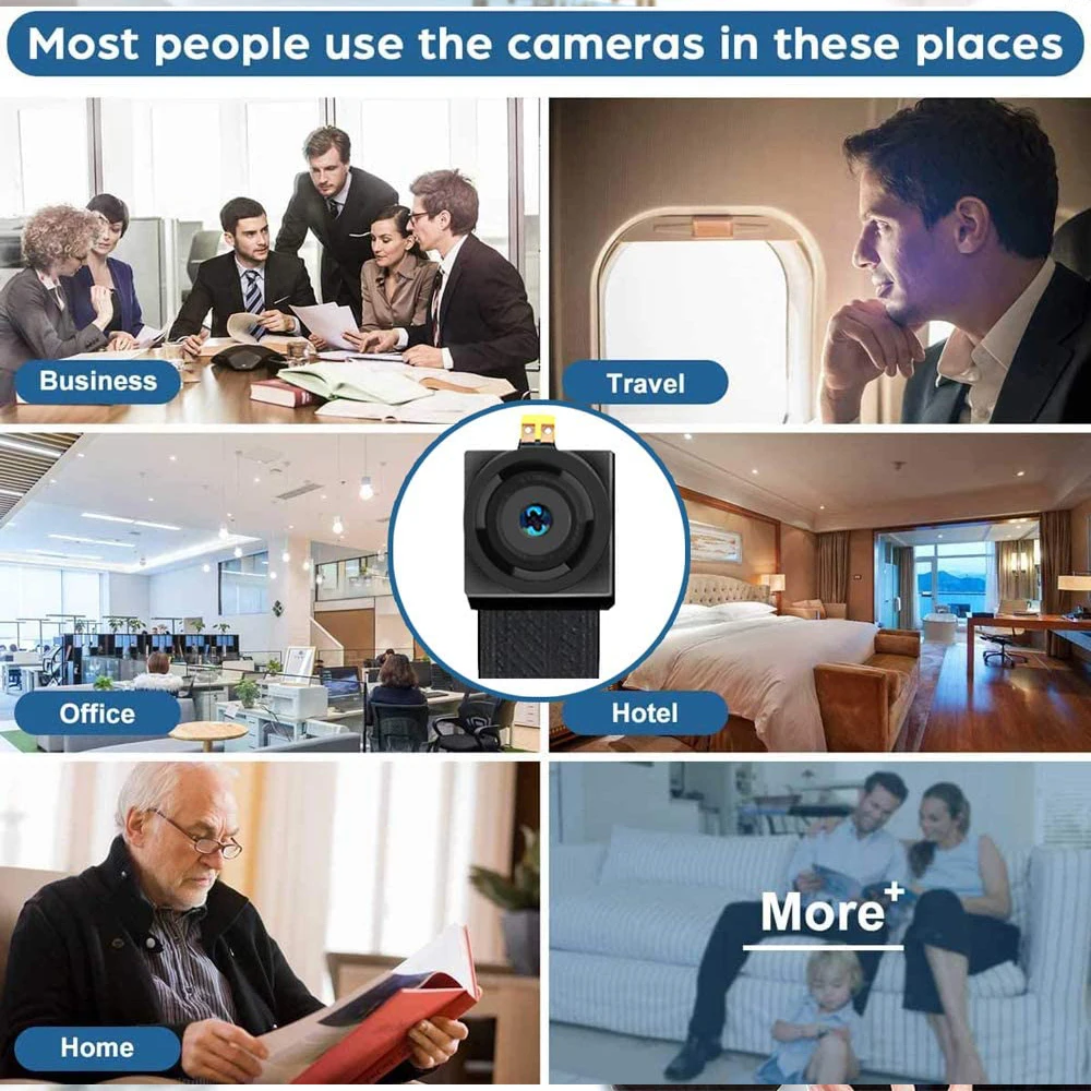 Kamera WIFI HD 1080P- Deteksi Gerakan, Penyimpanan Kartu SD, perekaman loop, Aplikasi mendukung iOS dan Android,