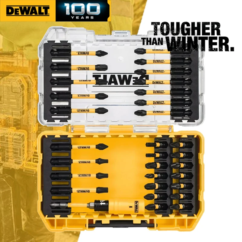 DEWALT FLEXTORQ Screwdriver Bits Set 31 Pcs Cordless Driver Impact Drill Bits Set Dewalt Power Tool Accessories DT70739T-QZ