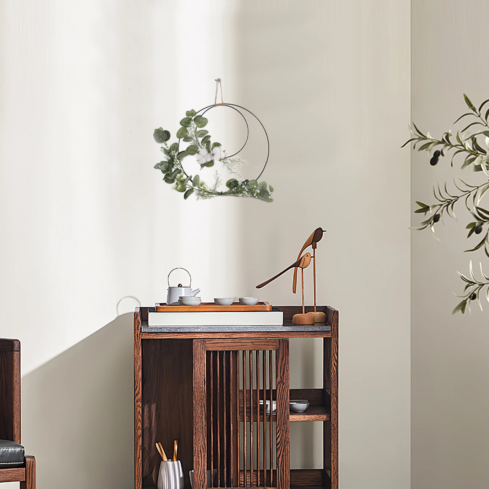 

Artificial Flower Wreath Premium Simulated Floral Wall Door Decor For Valentine'S Day Home Party Garden Decoration