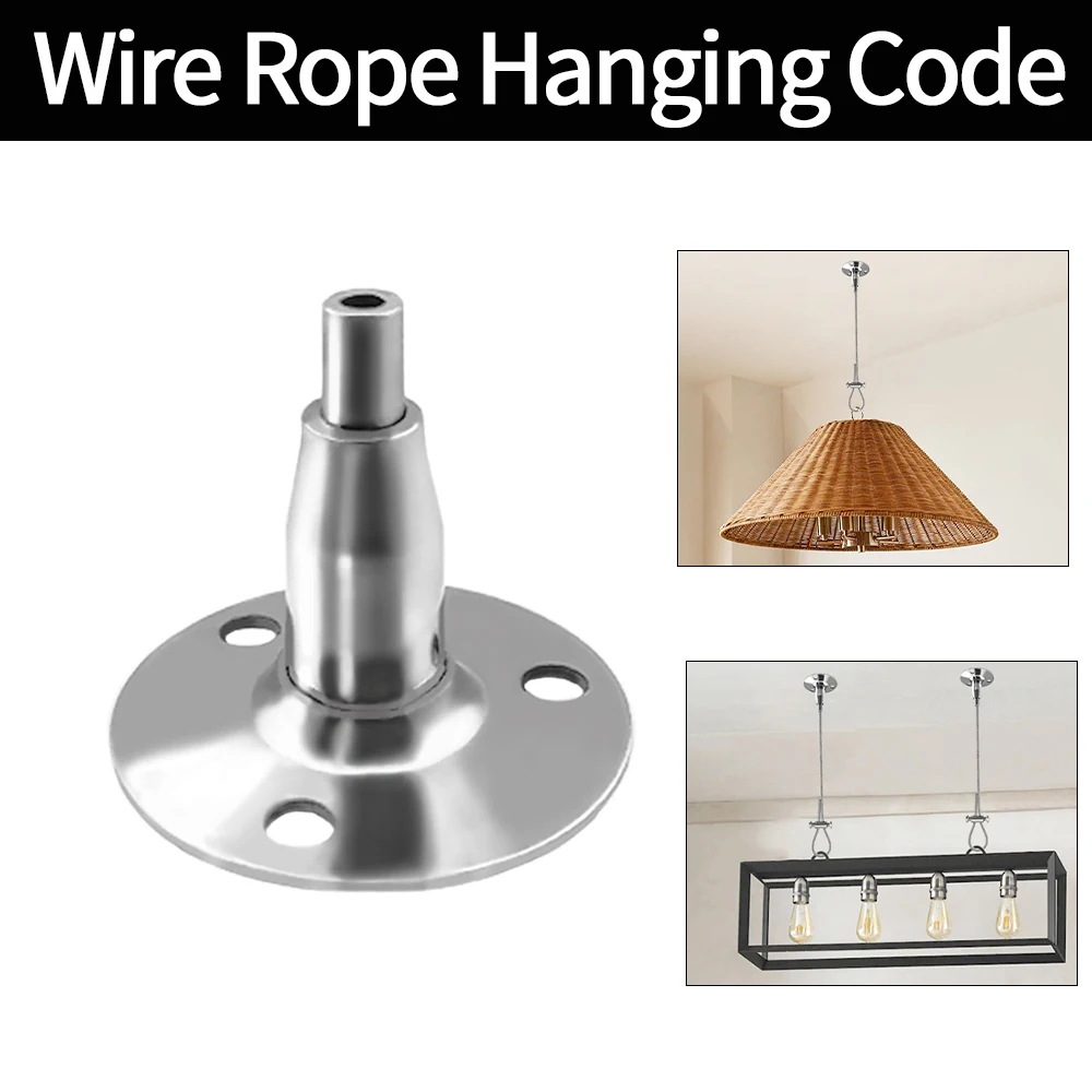 

5-100PCS 1-2mm Adjustable Disc Hook Steel Wire Rope Suspension Accessories Suitable for Billboards Acrylic Panels Pendant Lights