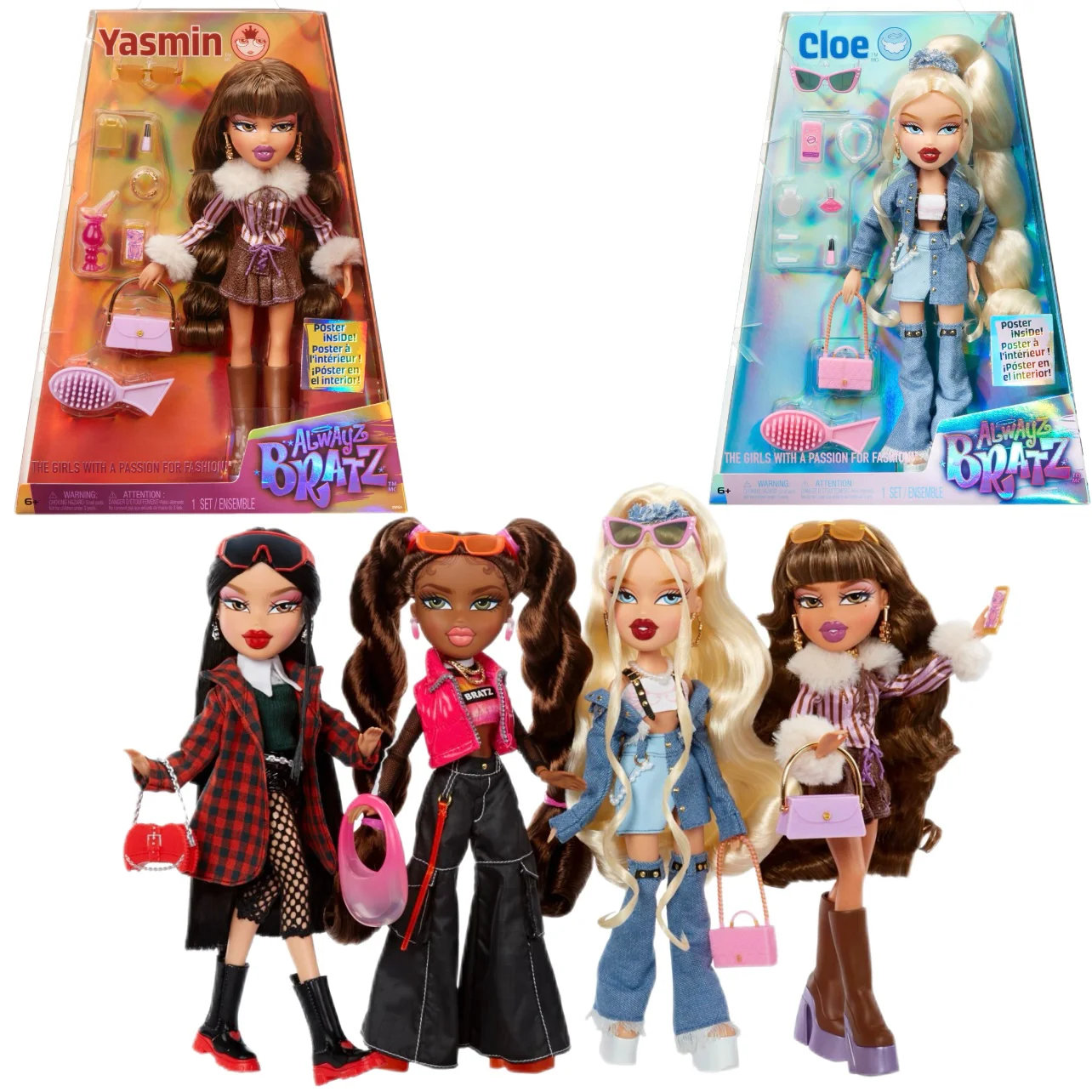 

Alwayz Bratz Anniversary Cloe Jointed Movable Sleepover Party Doll for Girls