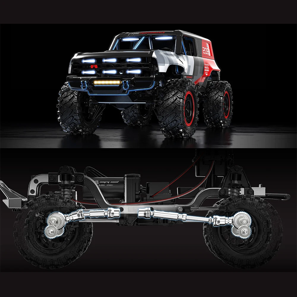 New 2.4G 1:12 High-Speed Remote Control Car Full Scale Four-Wheel Drive Crawler Toy For Ford Authorized Birthday Gifts - Image 3