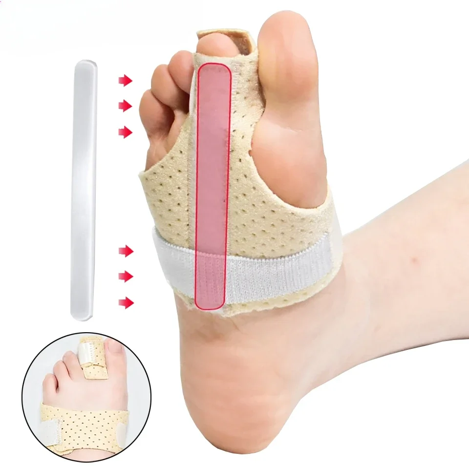 Adjustable Hammer Toe Straightener and Corrector for Metatarsalgia Claw Toe Mallet Toe Pain Relief Splint Foot Compression Wrap