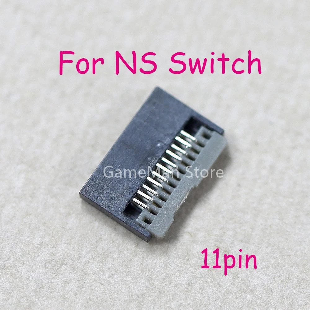 1pc soquete de trilho deslizante para nintendo switch 11 pinos deslizante fpc terminal conector interface de soquete