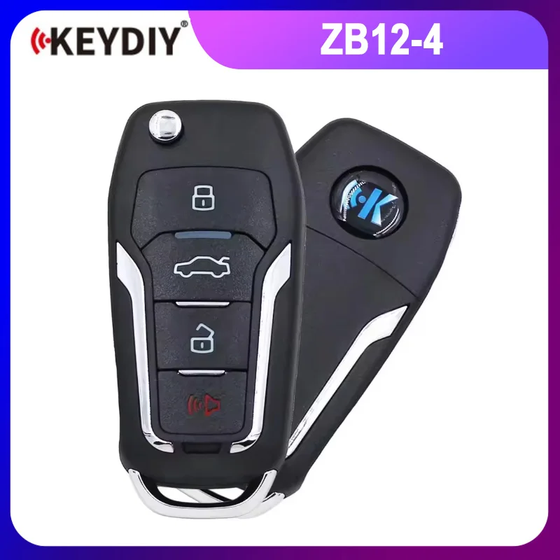 KEYDIY KD ZB12-4 Universal Smart Remote Key 3+1 Button for Ford Type
