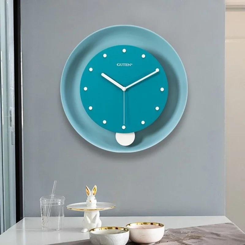 Nordic Wall Clocks Luxury Clock Watch Design Clock Mechanism Silent Minimalism Modern Living Room Clocks Decoration for Bedroom