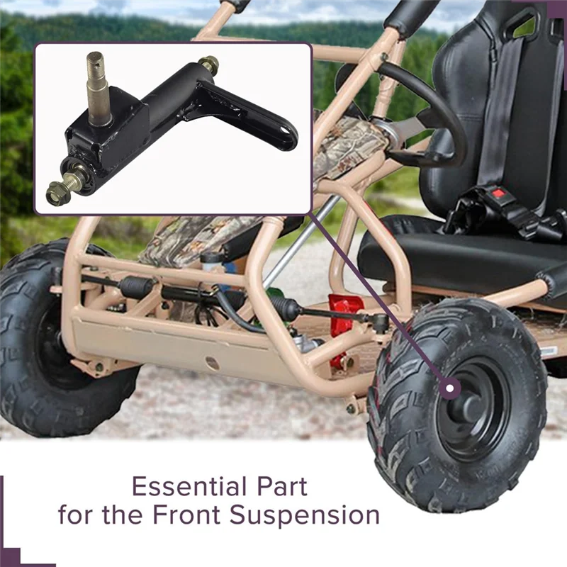 

A03Z-Steering Knuckle For KT196 Spindle And 196Cc 6.5 Hp Gas Powered Kart, For Steering Control