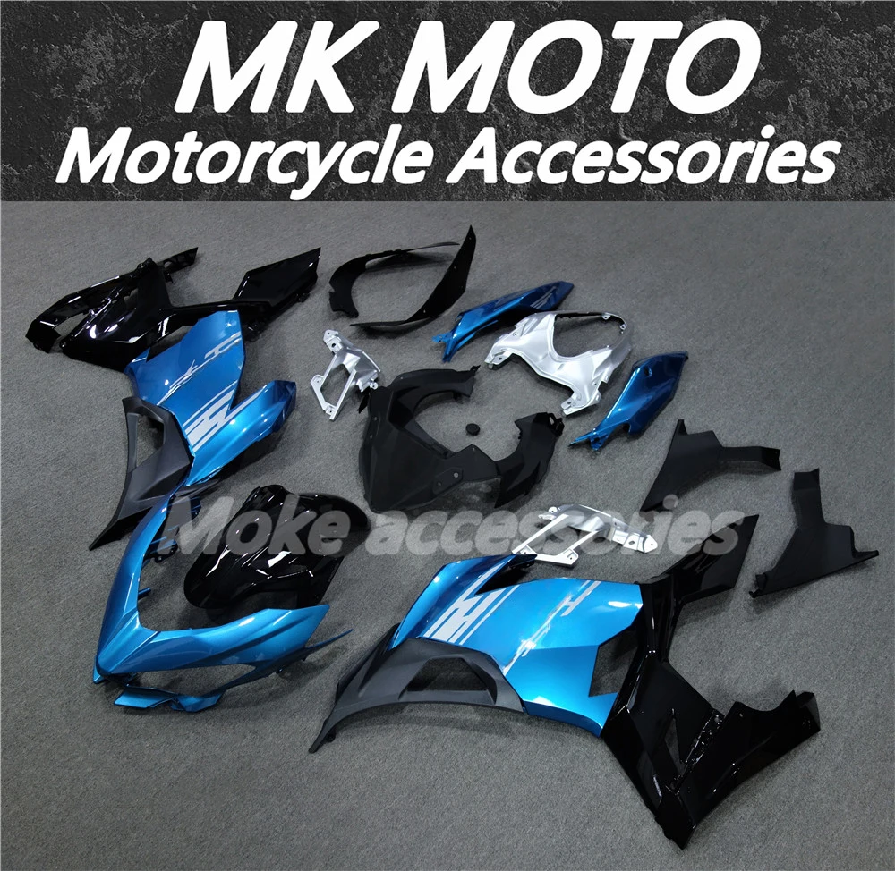 

Moke moto Motorcycle Bodywork Set For Ninja 400 2018 2019 2020 2021 2022 2023 Fairings Kit Injection Slver Black Blue New