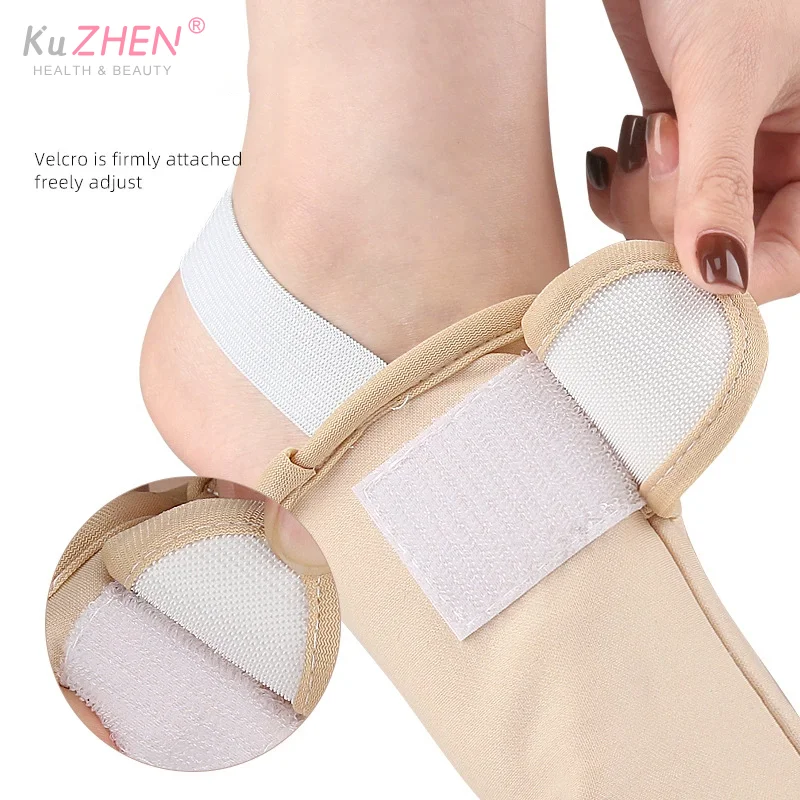 Paquete de aceite de ricino reutilizable de algodón caqui, almohadillas de compresión de aceite de ricino para pies, almohadilla ajustable, ayuda para autocondicionamiento, cuidado de los músculos, 1 Uds.