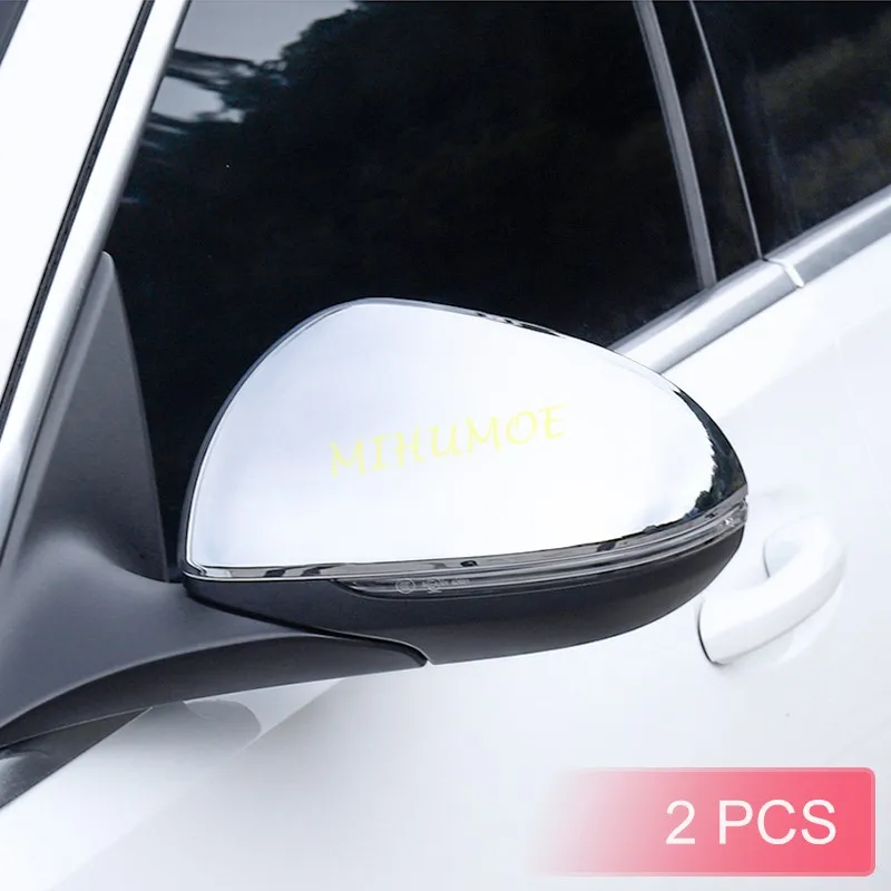 Chrome Exterior Rearview Mirror Cover Overlay For 2022 2023 Mercedes-Benz C-Class W206 S206 C200 C220 C300 C43 AMG