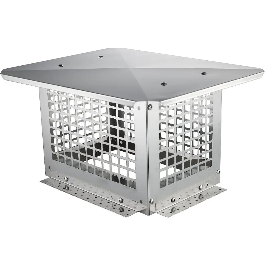 

Chimney Cap 13 x 9 inch 304 Stainless Steel Fireplace Chimney Cover Not Easily Toppled Practical Accessories Easy Installation