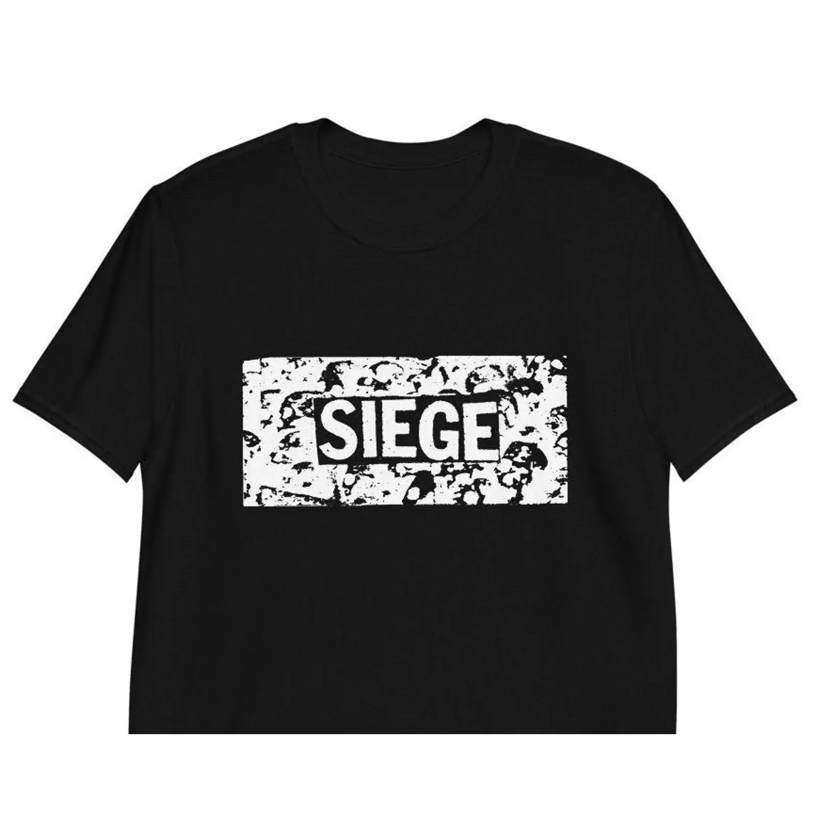 Siege  T Shirt American Hardcore vintage Washed Top For Everyday Wear streetwear designer clothes homme Slightly Unisex fashion