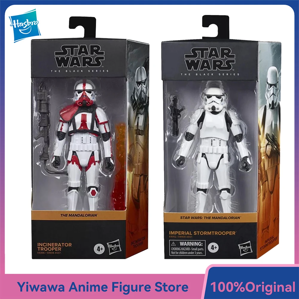 

[In-Stock] Hasbro Star Wars The Black Series Incinerator Trooper & Imperial Stormtrooper Collectible 6-Inch Figure Model Toys