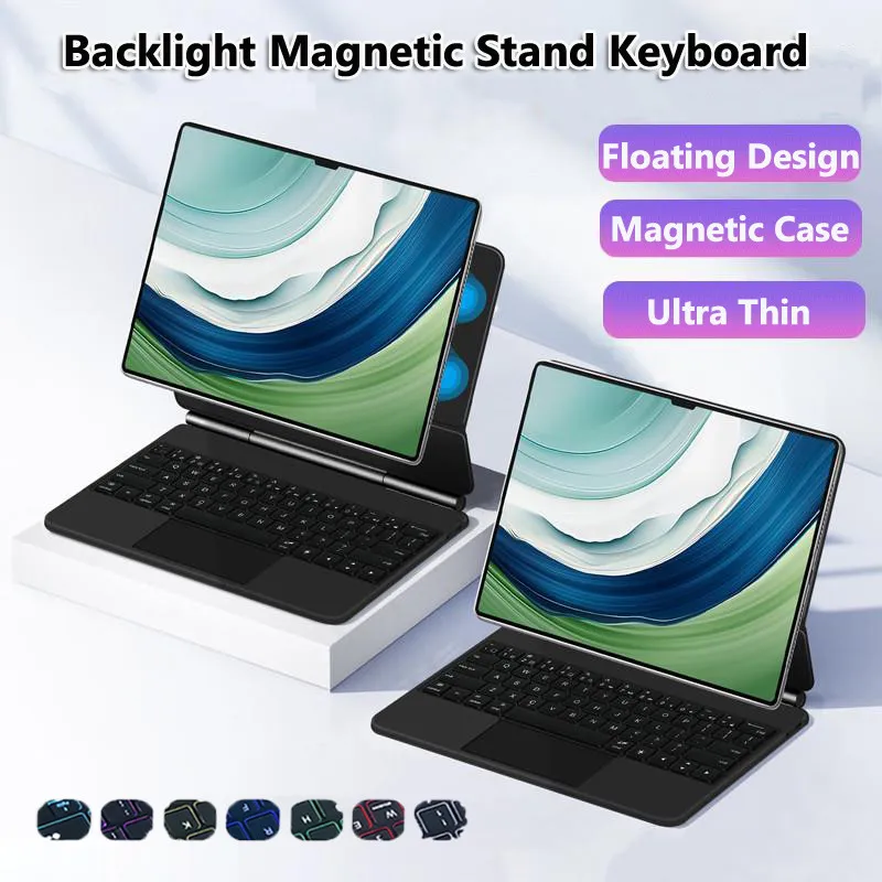 

For Huawei Matepad Pro 13.2 2023 11 2021 Pro11 2024 2022 Pro 12.6 10.8 Magnetic Floating Multi-Touch Trackpad Keyboard Case