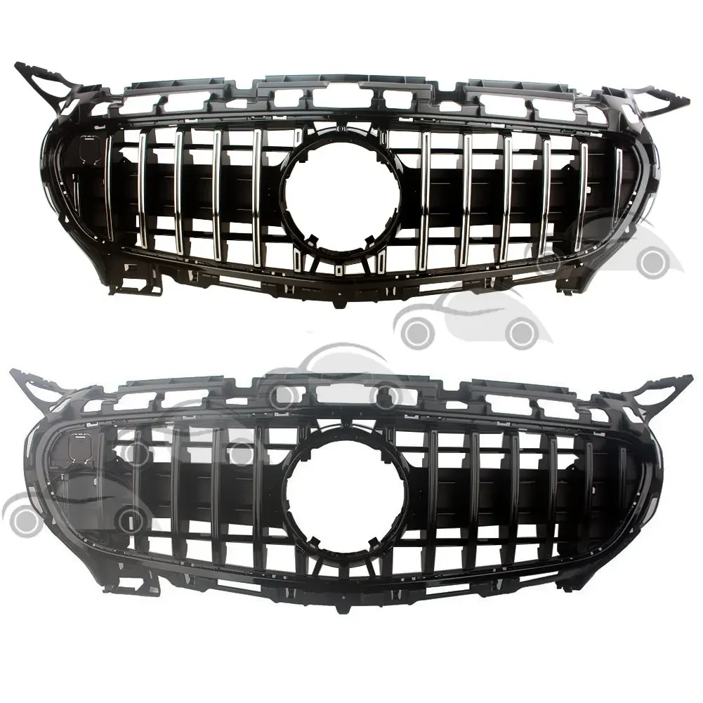 Car Front Racing Facelift Grill Upper Bumper Grilles For Mercedes-Benz W190 C190 AMG GT GTS GT40 GT50 GT53 GT63 2-Door 2015-2017