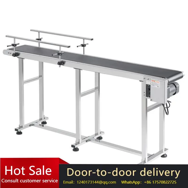 

Motorized Belt Conveyor, 1803.4 X 198.1 mm, Stainless Steel Conveyor, Anti-Static PVC Conveyor Belt, Vitess