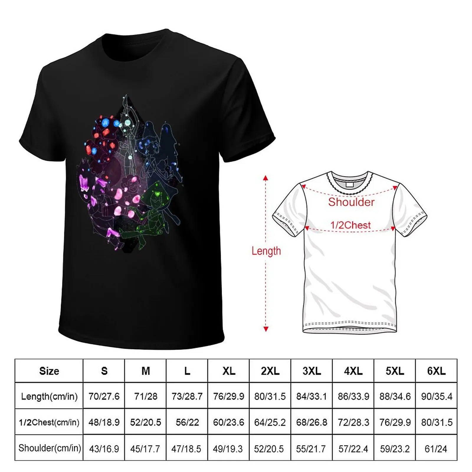 Steven Universe Constellation (Larger Image) T-Shirt t shirt for man 100 percent cotton T-Shirt