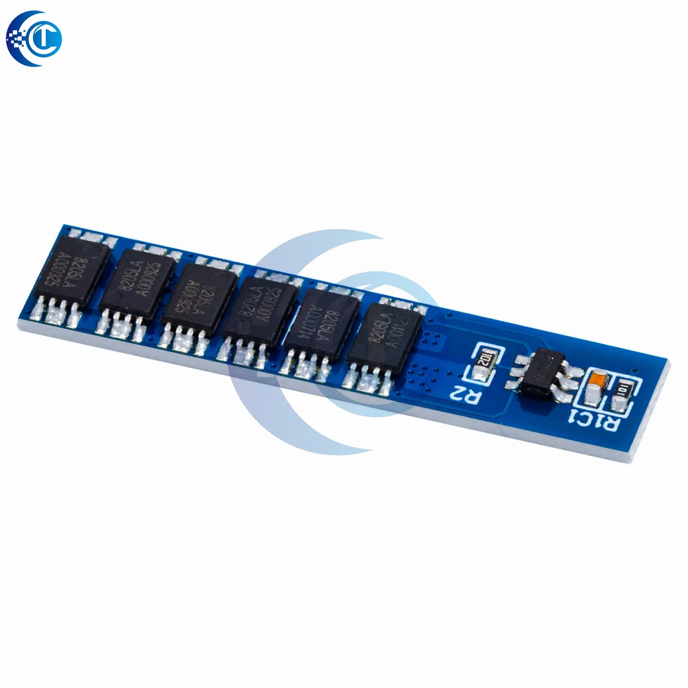 1S 15A BMS Protection Board, 3.2V/3.7V 6MOS PCM Module for 18650 Single Cell Battery