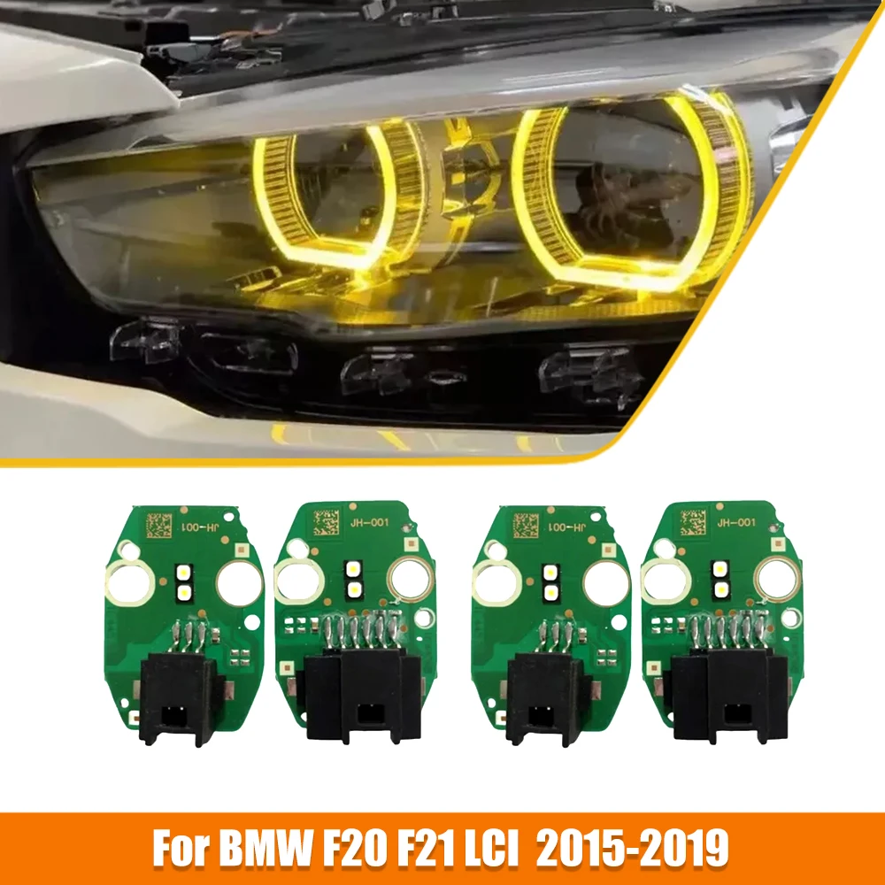 

DRL LED Boards For BMW F20 F21 LCI 2015-2019 Headlights Chip Board Yellow Angel Eyes Daytime Running light LED Chip Boards