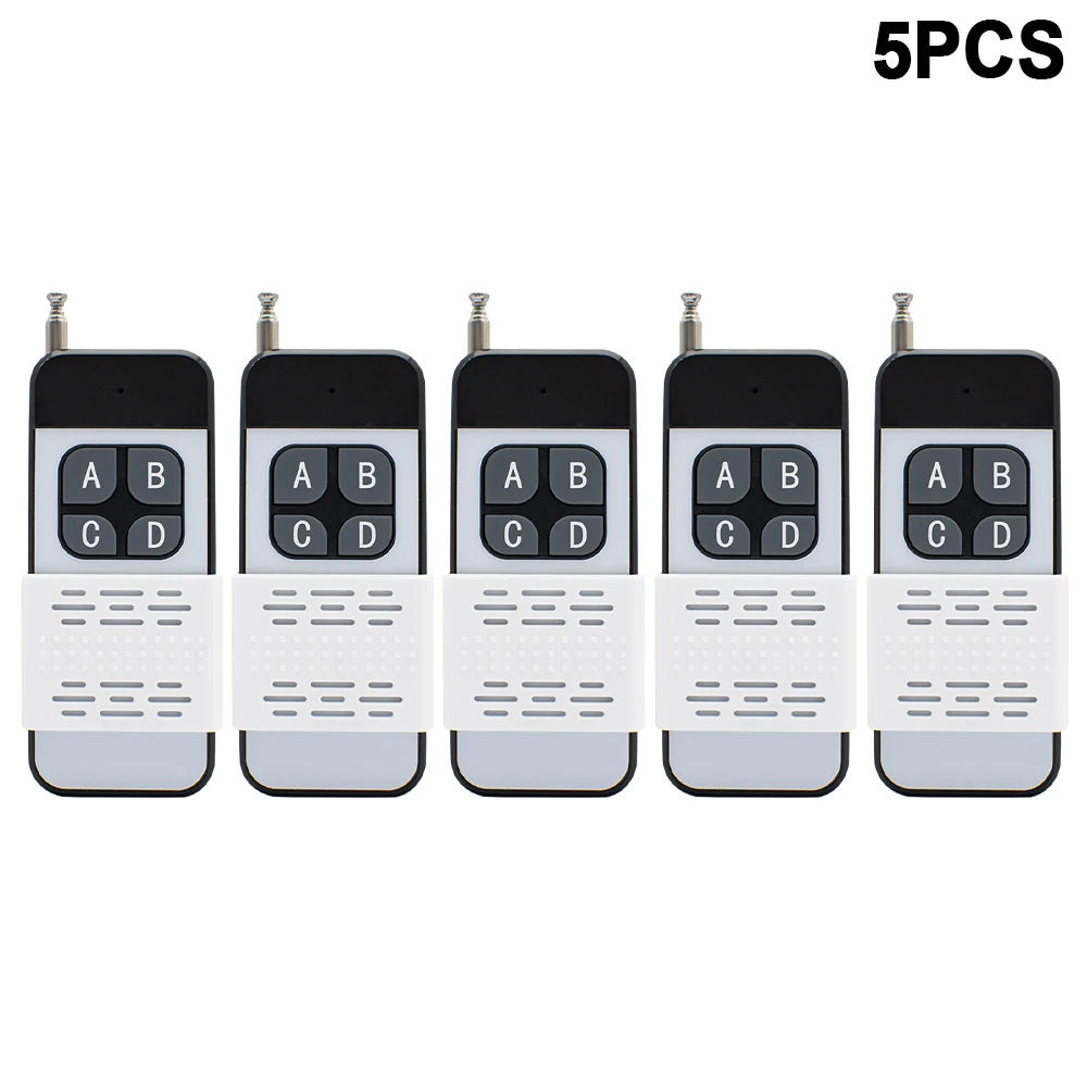 5PCS 1/2/4 CH 433Mhz 1527 Learning Code Remote Control 1000 meters Long Distance Transmitter Work For Lamps Lights Gate Door