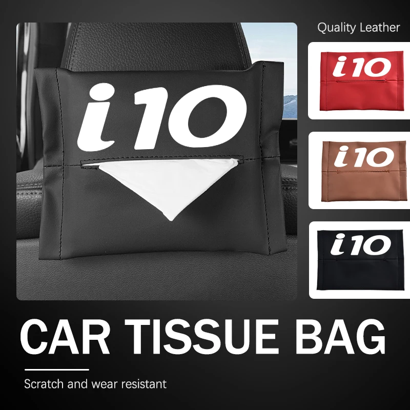 Коробка для салфеток с логотипом автомобиля Hyundai, кожаная сумка для хранения бумаги, органайзер, аксессуары для интерьера i10 i20 i30 i40 ix20 ix35 Nline Santafe Коробка для салфеток с логотипом автомобиля Hyundai, кожаная сумка для хранения бумаги, органайзер, аксессуары для интерьера i10 i20 i30 i40 ix20 ix35 Nline Santafe