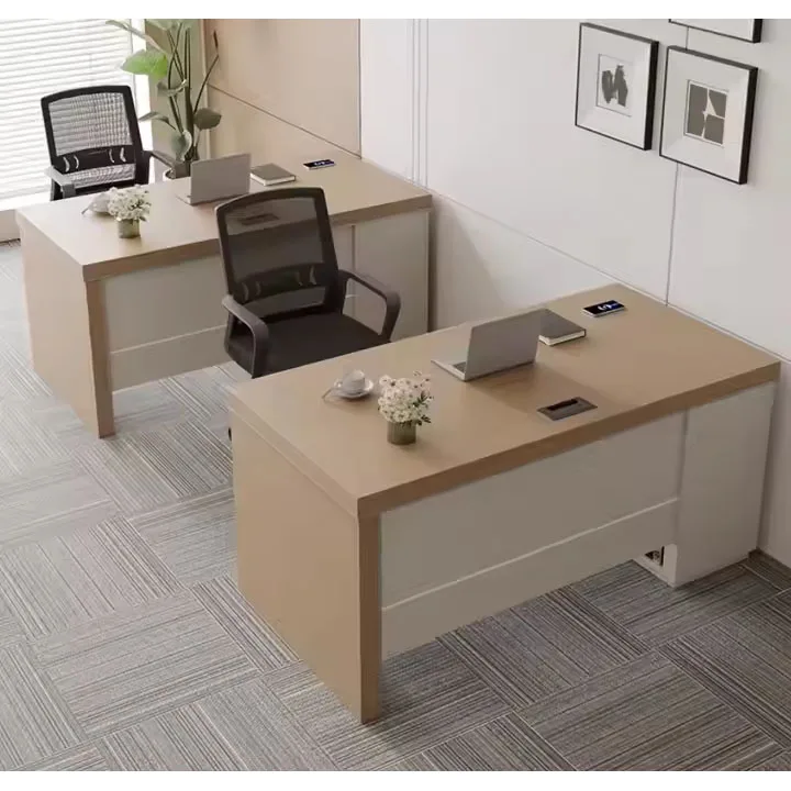 Wholesale Cheap Modern Office Desk With Drawers Boss General Manager Executive Home Office Table Furniture