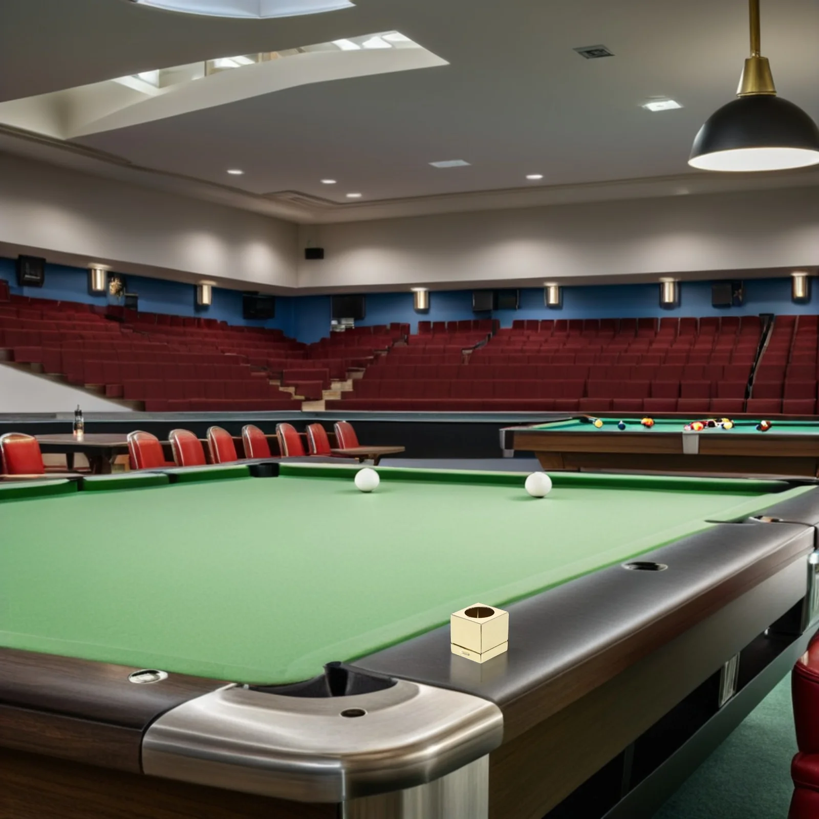 

2Pcs Billiard Chalk Holder Aluminum Portable Anti-Slip Chalk Box for Pool Cue Snooker Billiards Accessories Pool Cue Accessories