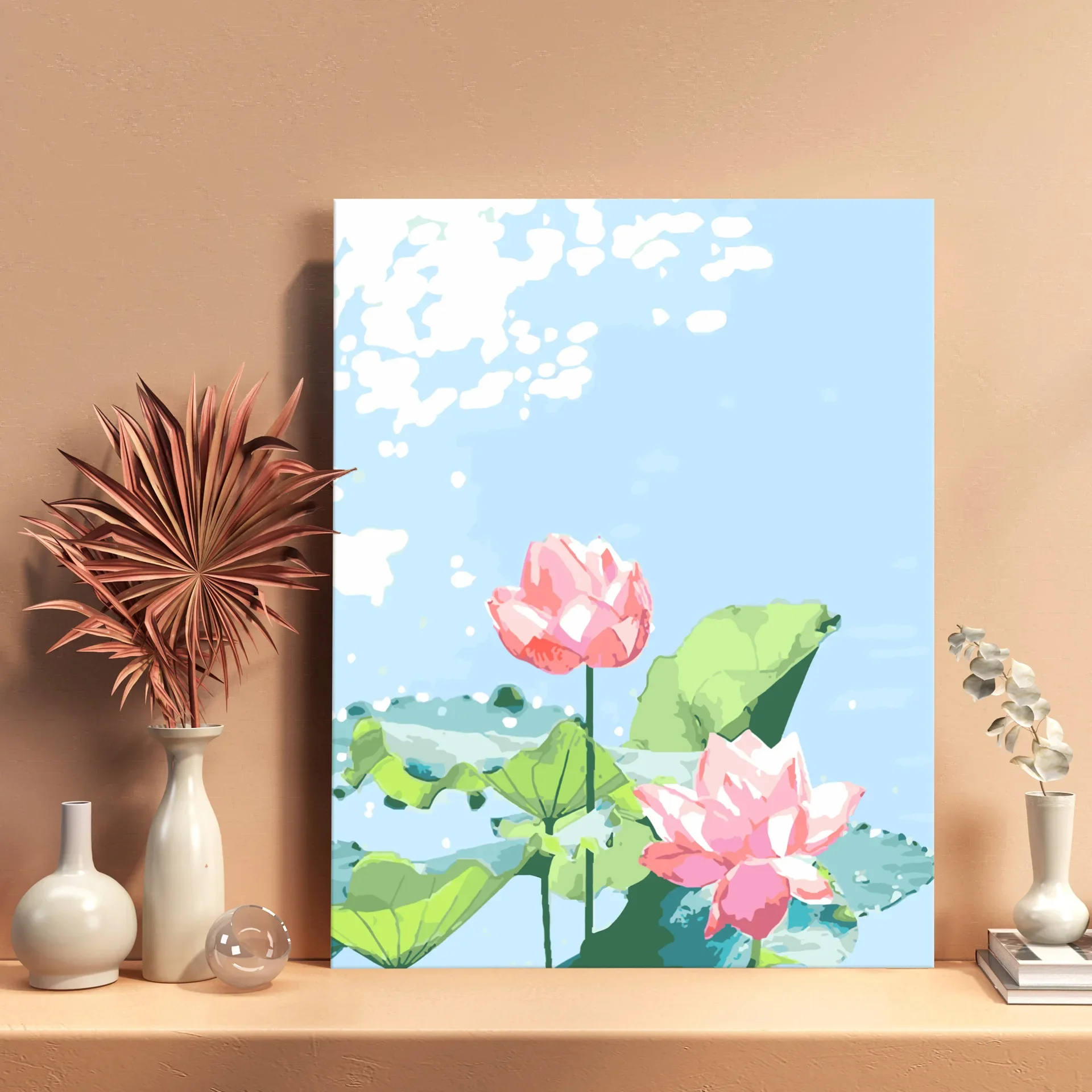 1591333 Digital Ainting, Digital Coloring, Plant Scenery, Flower Landscape, Decoration