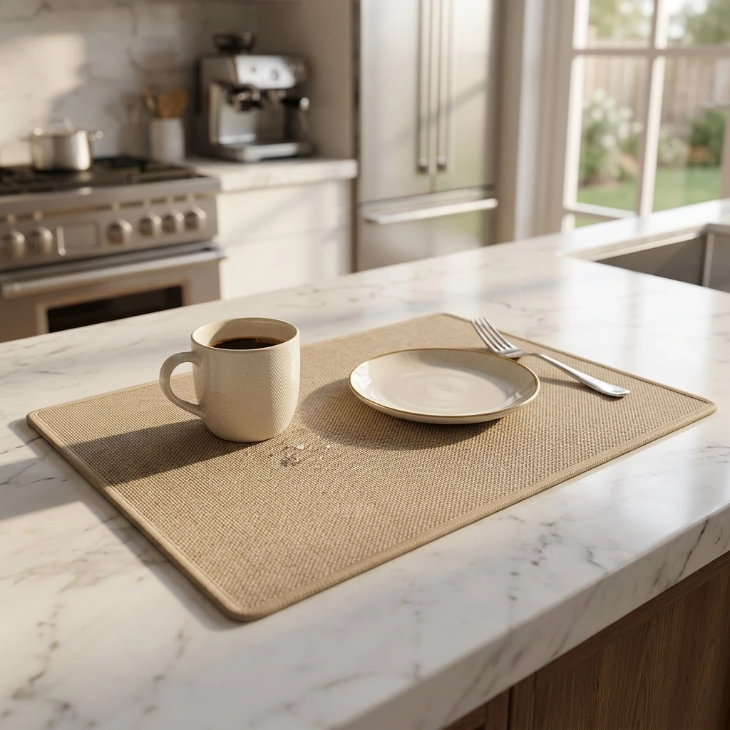 Premium Professional High Quality Advanced Dish Drainer Pad Absorbent Heat Resistant Non Slip Placemat for Kitchen Counter Cups