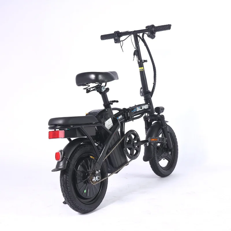 Folding Electric Bike Adult 48V 500W Ultra-Light Portable Lithium Battery Rear Hub Motor Bicycle Commuter City Ebike