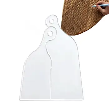 תבניות אקריליות עבור עץ תבנית אקריליק שקוף עץ כלי די ציוד לעיבוד