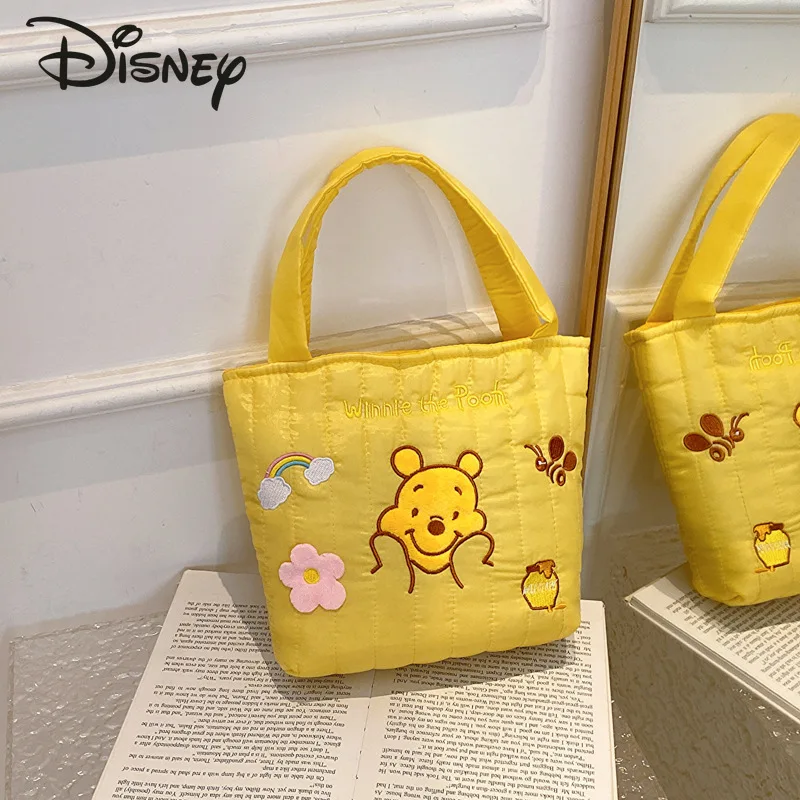 Disney's New Women's Handbag Fashionable High Quality Girls' Shopping Bag Multi Functional Large Capacity Women's Storage Bag